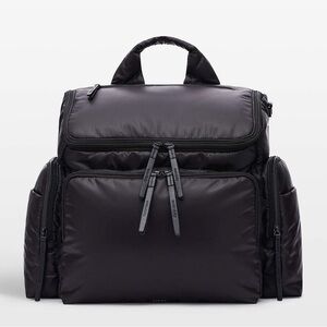 Caara Sport Large Luxury Baby Bag in Black Nylon